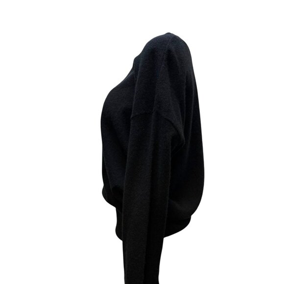 Vince Cashmere Sweater Black With Cutout Back M - Picture 4 of 5